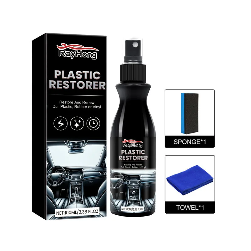 Auto Plastic Renewal Agent Surfactant Restores Faded Oxidized Worn Color Shine Removes Debris Dirt Prevents Fading
Auto Plastic Renewal Agent Surfactant Restores Faded Oxidized Worn Color Shine Removes Debris Dirt Prevents Fading