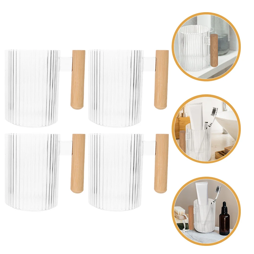 4Pcs Plastic Drinking Cups Lightweight Bathroom Mugs for Tooth Brushing Rinse Travel Portable Cup Set Mouthwash Cup
4Pcs Plastic Drinking Cups Lightweight Bathroom Mugs for Tooth Brushing Rinse Travel Portable Cup Set Mouthwash Cup
