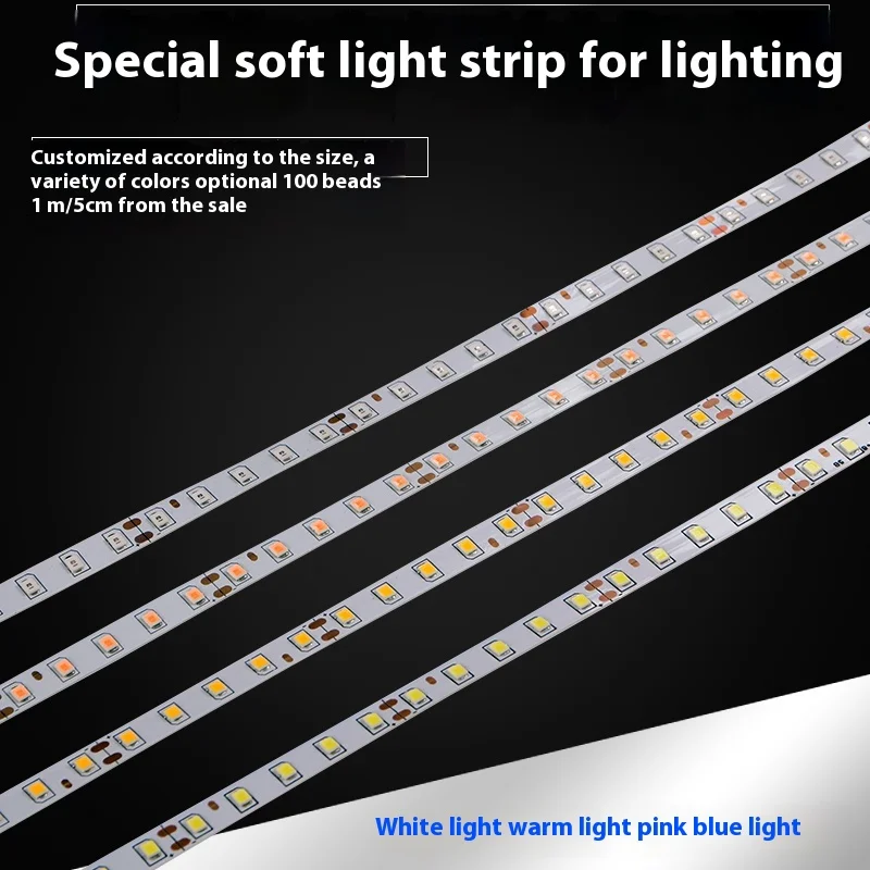 led soft light strips, ceiling-mounted long light sources, home lighting, flexible white light, warm white, blue and pink
led soft light strips, ceiling-mounted long light sources, home lighting, flexible white light, warm white, blue and pink