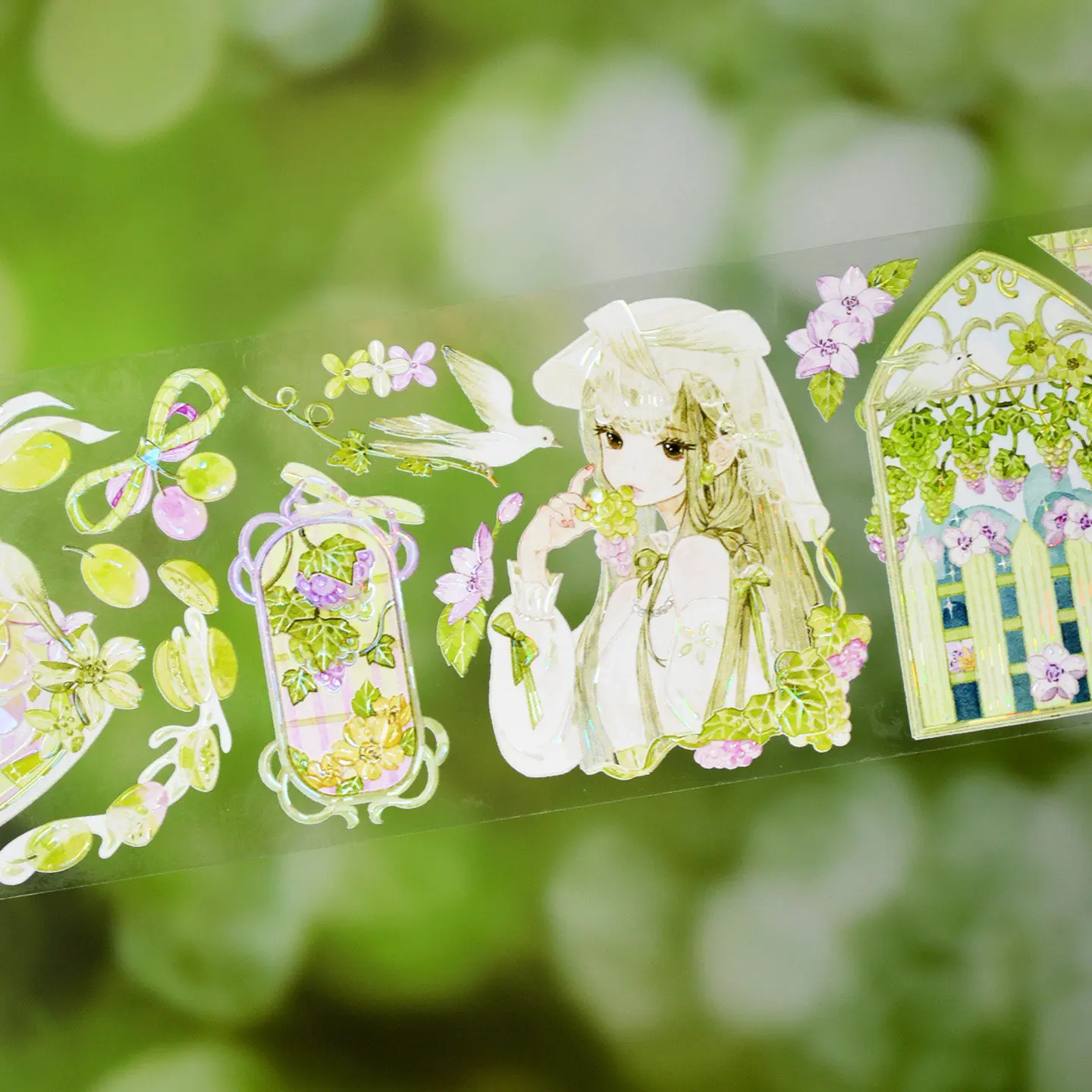 OKMT New Journal Character Landscaping PET Tape Green Floral Decoration Sticker, Fruity Mind
OKMT New Journal Character Landscaping PET Tape Green Floral Decoration Sticker, Fruity Mind