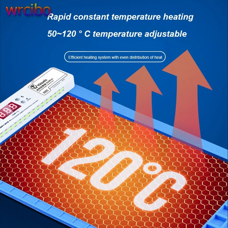 Wrcibo 918 Pro ЖК-экран, быстрый нагрев, сепаратор, предварительный нагрев, удаление силиконового коврика для мобильного телефона, инструмент для разборки сенсорного экрана
Wrcibo 918 Pro ЖК-экран, быстрый нагрев, сепаратор, предварительный нагрев, удаление силиконового коврика для мобильного телефона, инструмент для разборки сенсорного экрана