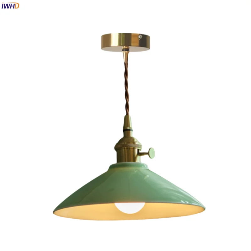 IWHD Green Ceramic Vintage LED Pendant Lighting Cafe Bar Bedroom Kitchen Living Dining Room American Brass Hanglamp Luminaire
IWHD Green Ceramic Vintage LED Pendant Lighting Cafe Bar Bedroom Kitchen Living Dining Room American Brass Hanglamp Luminaire