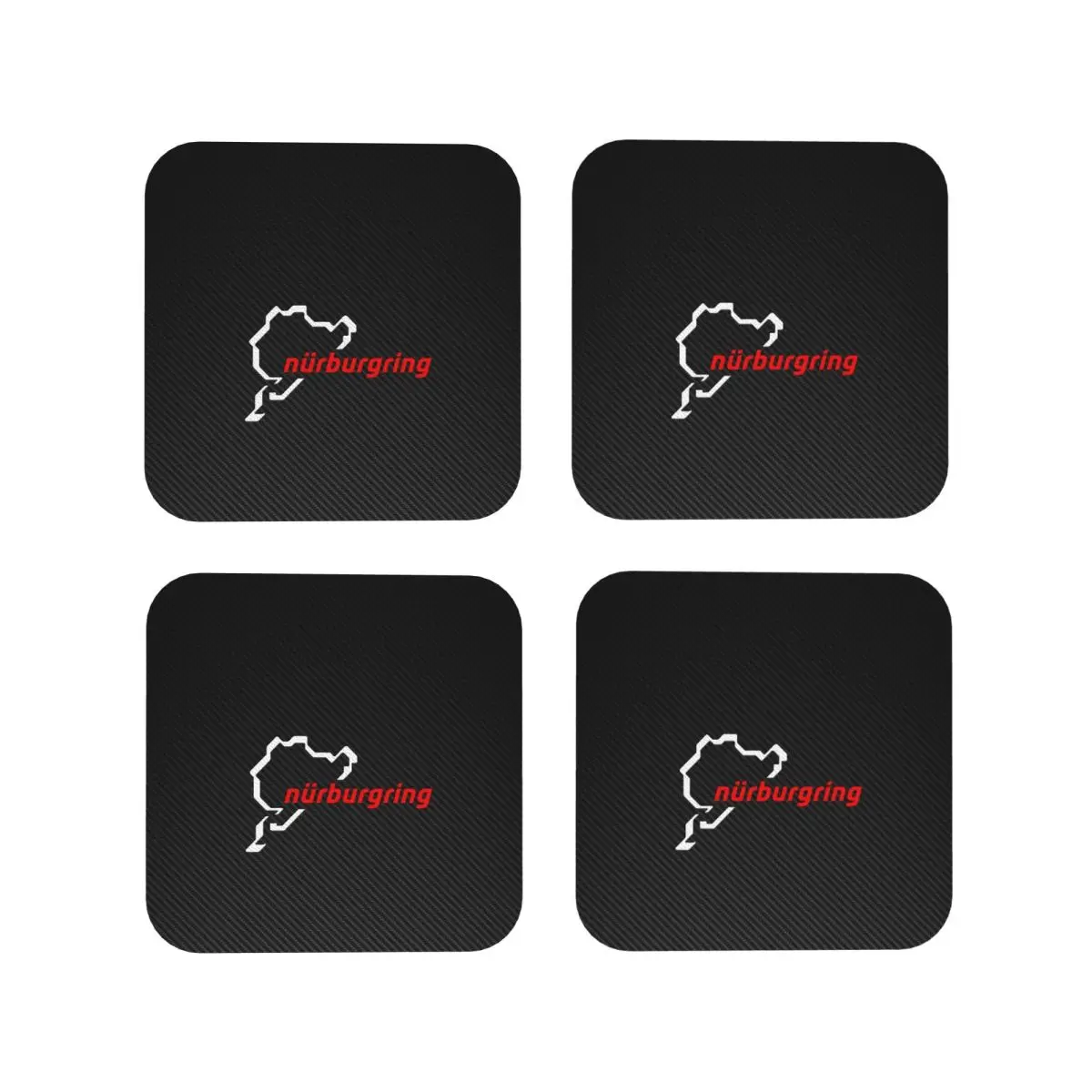 Nurburgring углеродное волокно, белые, красные подставки, кухонные салфетки, водонепроницаемые изоляционные коврики для чашек, кофейные коврики, посуда, набор из 4 шт.
Nurburgring углеродное волокно, белые, красные подставки, кухонные салфетки, водонепроницаемые изоляционные коврики для чашек, кофейные коврики, посуда, набор из 4 шт.