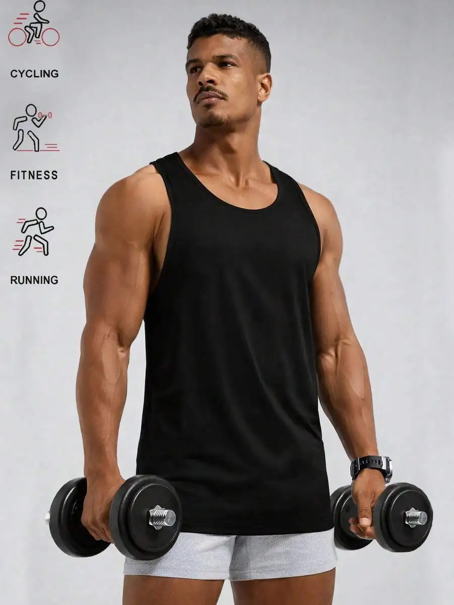 Men's Muscle Training Shirt, Essential Item For Fitness Enthusiasts, Classic Black Color, Suitable For Gym And Outdoor Activitie
Men's Muscle Training Shirt, Essential Item For Fitness Enthusiasts, Classic Black Color, Suitable For Gym And Outdoor Activitie
