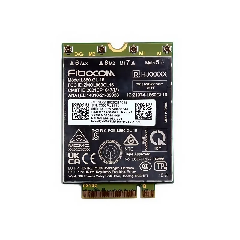 Модуль 4G L860-GL-16 XMM7560R 830 835 840 845 855 860 X360
Модуль 4G L860-GL-16 XMM7560R 830 835 840 845 855 860 X360