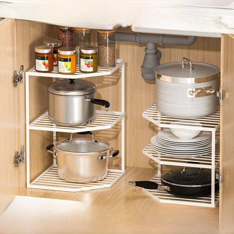 Kitchen Storage Rack Pot Holder Cabinet Layered Pot Stand Home Use Double Layered Sink Countertop Pot Holder Cabinet Organizer
Kitchen Storage Rack Pot Holder Cabinet Layered Pot Stand Home Use Double Layered Sink Countertop Pot Holder Cabinet Organizer