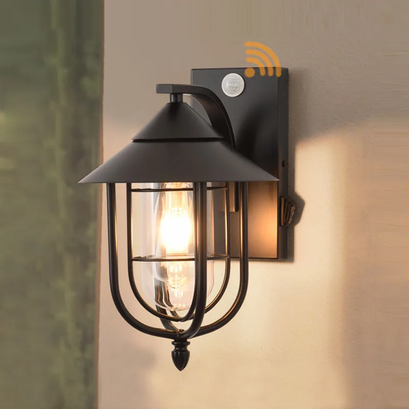 Motion Sensor Outdoor wall lamp Waterproof with toggle button wall light Vintage Porch Villa Courtyard Garden Decoration Lamps
Motion Sensor Outdoor wall lamp Waterproof with toggle button wall light Vintage Porch Villa Courtyard Garden Decoration Lamps