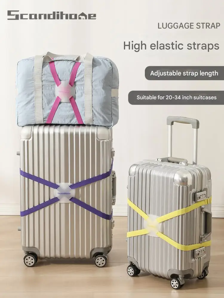 SCANDIHOME Travel Luggage Strap Adjustable Suitcase Belts Crossed Luggage Suitcase Packing Buckle Elastic Strap Protect Tie
SCANDIHOME Travel Luggage Strap Adjustable Suitcase Belts Crossed Luggage Suitcase Packing Buckle Elastic Strap Protect Tie