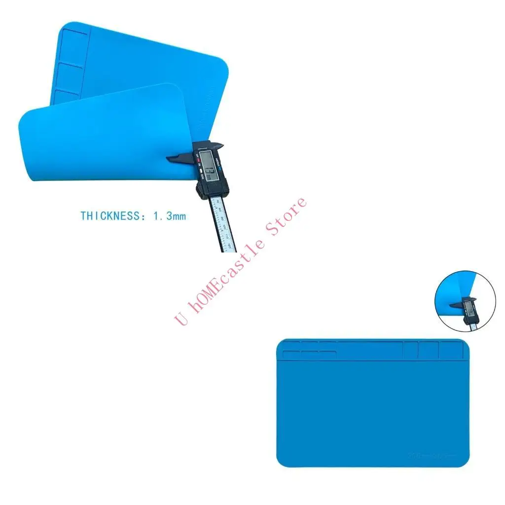 63HF Soldering Mat Antistatic Heat Resistant Insulation Work Mat Soldering Station Silicone Repair Pad Maintenance Platform
63HF Soldering Mat Antistatic Heat Resistant Insulation Work Mat Soldering Station Silicone Repair Pad Maintenance Platform