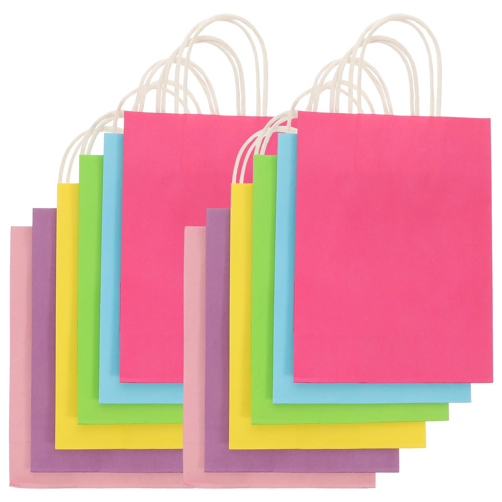 12 pcs Paper Gift Bags Mini Handles Party 6 Colors Bright Decorative Useful Packaging Shopping Wrapping Small Size Colored
12 pcs Paper Gift Bags Mini Handles Party 6 Colors Bright Decorative Useful Packaging Shopping Wrapping Small Size Colored