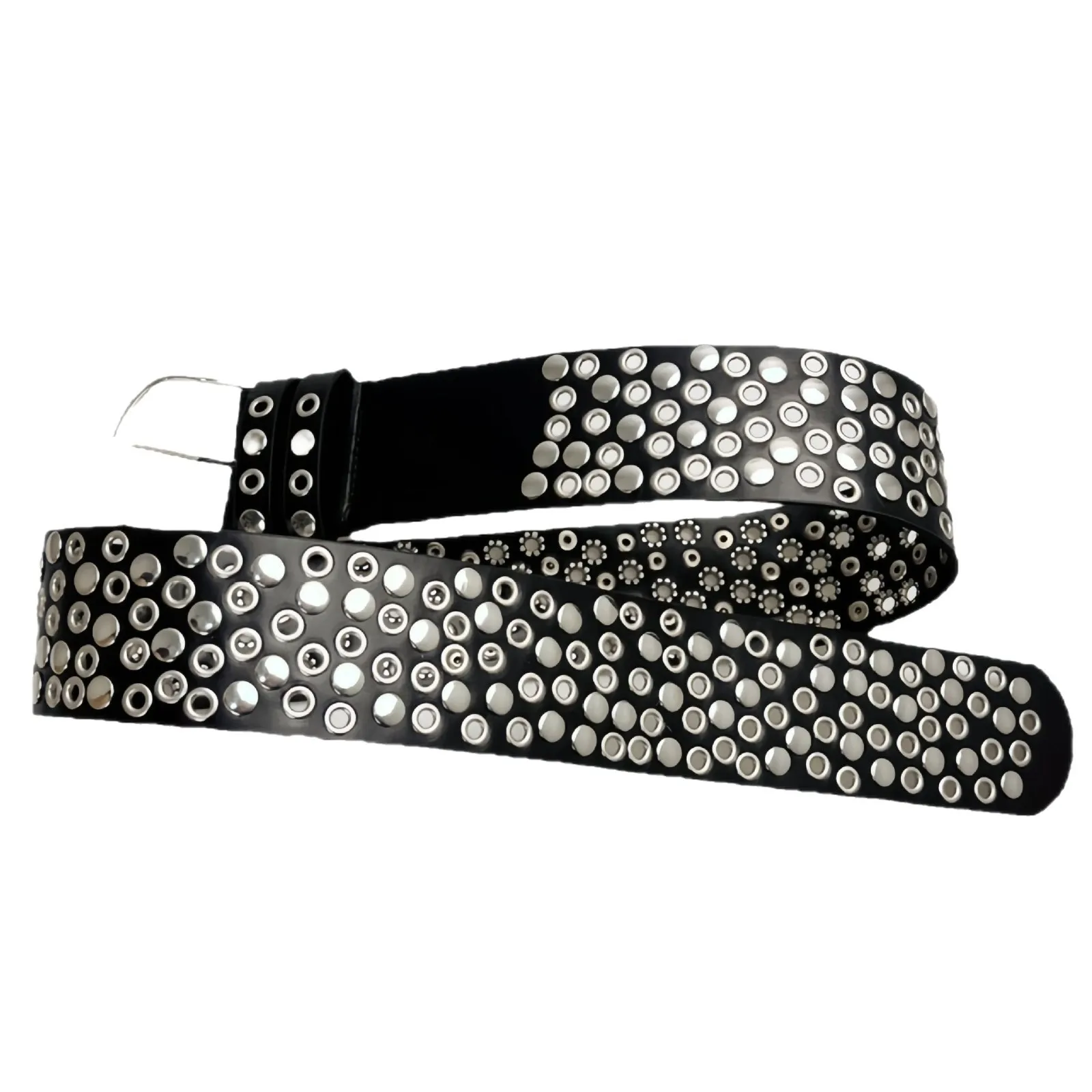 Y2k American retro punk style wide belt female gas eye rivets porous design belt decoration versatile
Y2k American retro punk style wide belt female gas eye rivets porous design belt decoration versatile