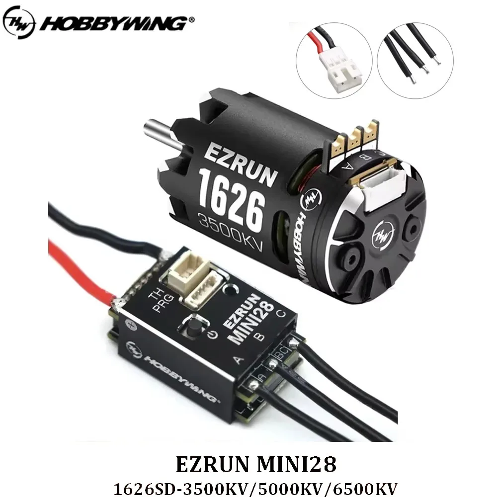 Hobbywing EZRUN 1626 SD 3500/5000/6500KV Сенсорный бесщеточный двигатель с MINI28 30A ESC для 1/28 GL Racing/Drift Car RC Tools
Hobbywing EZRUN 1626 SD 3500/5000/6500KV Сенсорный бесщеточный двигатель с MINI28 30A ESC для 1/28 GL Racing/Drift Car RC Tools