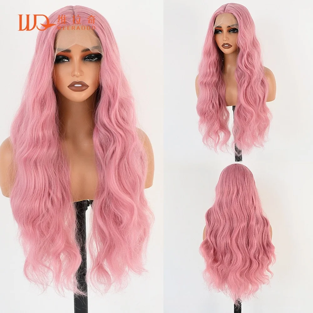 28 Inch Body Wave Pastel Pink Lace Front Wig for Women 150% Density Glueless Heat Resistant Synthetic T Part Baby Pink Cosplay
28 Inch Body Wave Pastel Pink Lace Front Wig for Women 150% Density Glueless Heat Resistant Synthetic T Part Baby Pink Cosplay