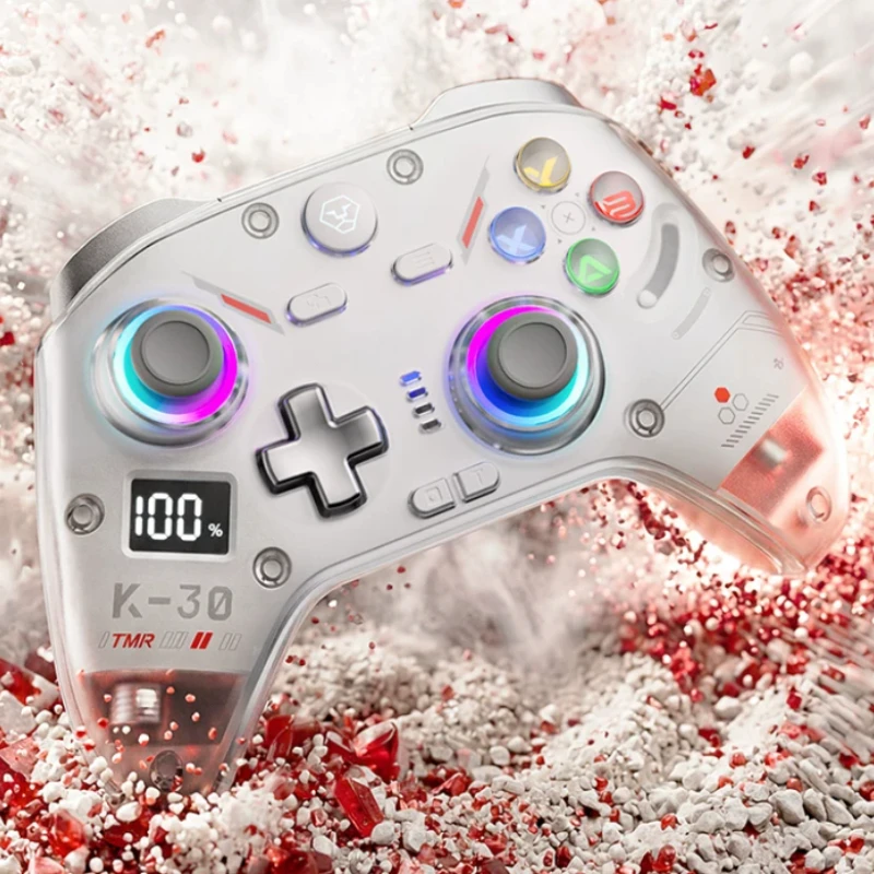 Aolion K30 Customizable Wireless Game Controller for Pc Steam Switch Ios Android Ipad Rgb Black Myth Wukong White Gamepad Gift
Aolion K30 Customizable Wireless Game Controller for Pc Steam Switch Ios Android Ipad Rgb Black Myth Wukong White Gamepad Gift