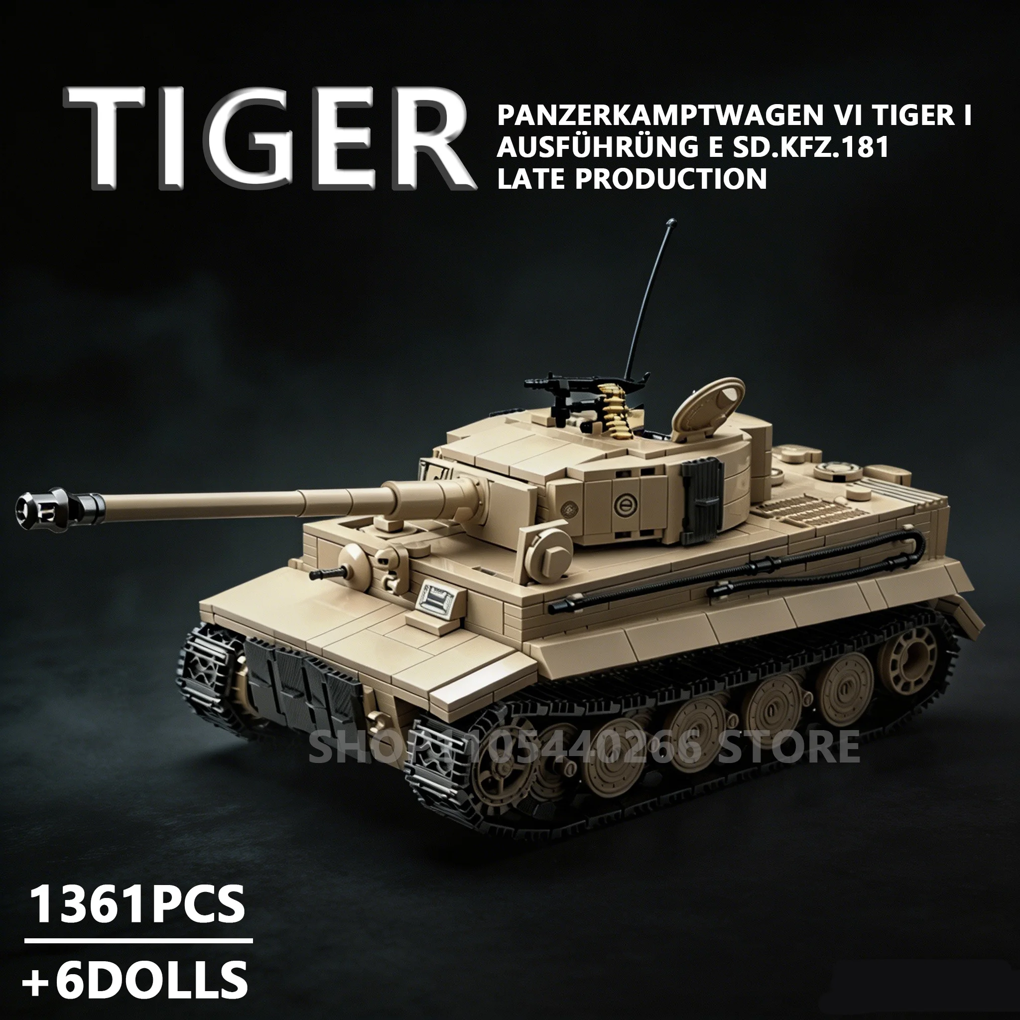 Army Tiger I Heavy Tank Building Blocks KV-2 Panther Tanks Army Weapons Soldiers Bricks Kids Toys Children Birthday Gift
Army Tiger I Heavy Tank Building Blocks KV-2 Panther Tanks Army Weapons Soldiers Bricks Kids Toys Children Birthday Gift