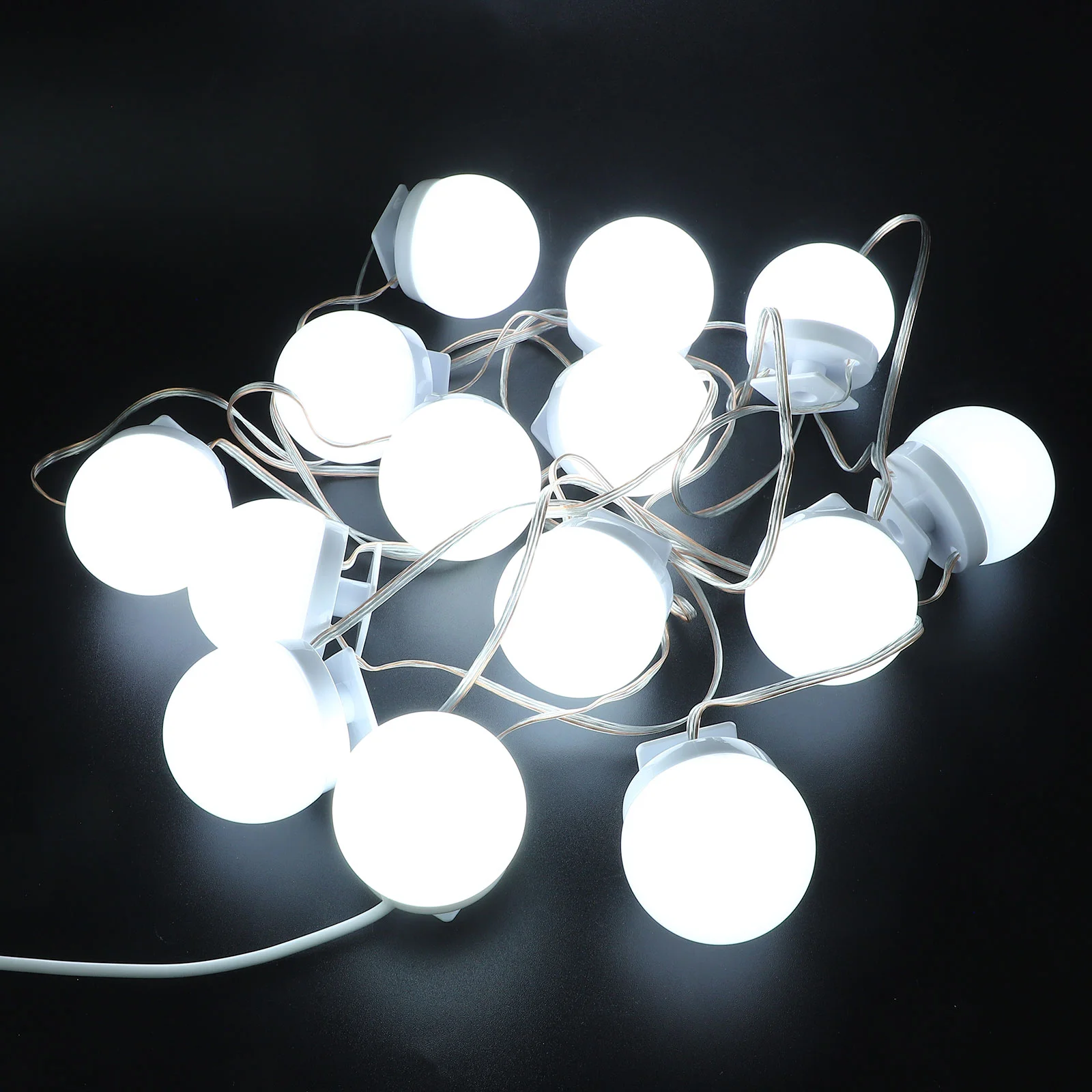 14Pcs Makeup Mirror Lights Round Vanity Bulbs for Dressing Table Bright LED Bathroom Lighting Wall Lamps Energy Saving
14Pcs Makeup Mirror Lights Round Vanity Bulbs for Dressing Table Bright LED Bathroom Lighting Wall Lamps Energy Saving