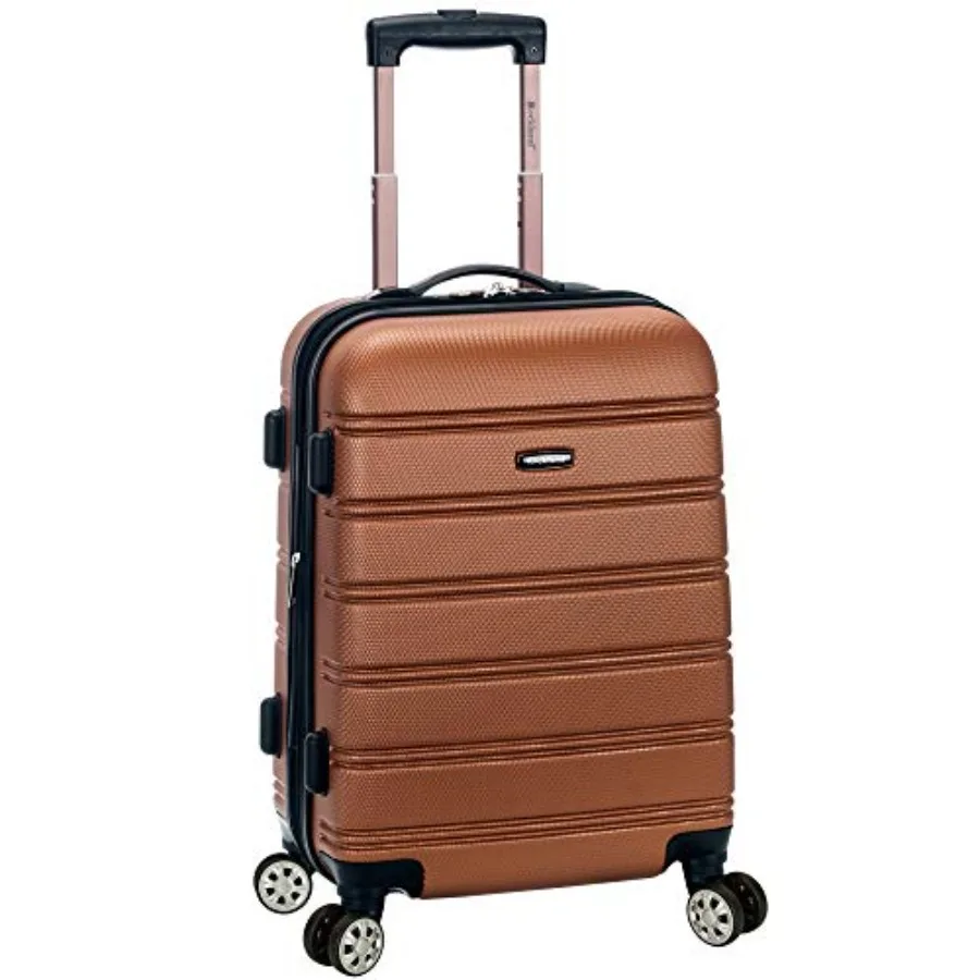 20-Inch Brown Hardside Expandable Spinner Luggage for Carry-On Travel Durable Hardshell with Smooth Rolling Wheels
20-Inch Brown Hardside Expandable Spinner Luggage for Carry-On Travel Durable Hardshell with Smooth Rolling Wheels