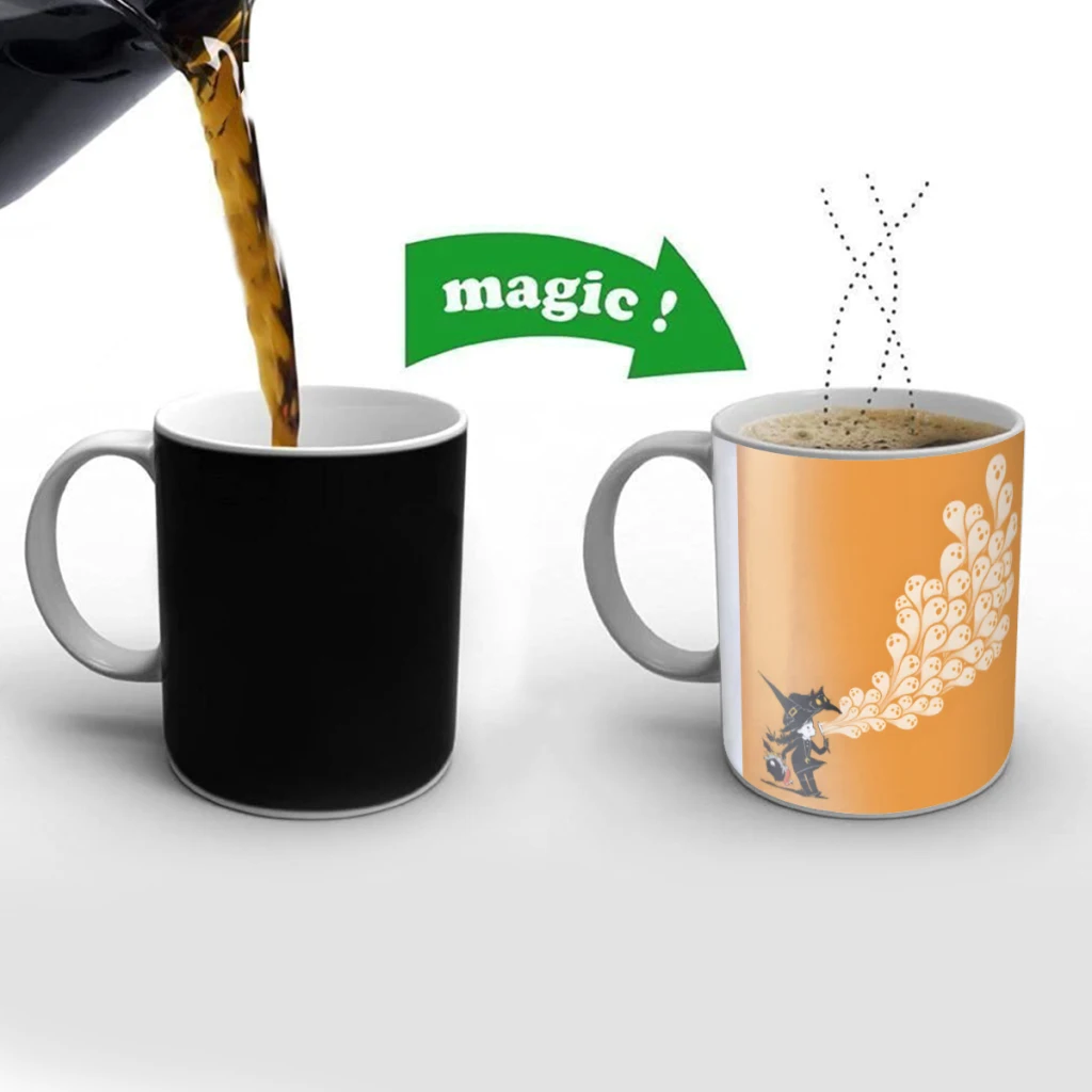 Spirit of Halloween Creativity Change Color Chang mug Ceramic mug Hot Coffee Cup Breakfast Cup Mug Friend Gift
Spirit of Halloween Creativity Change Color Chang mug Ceramic mug Hot Coffee Cup Breakfast Cup Mug Friend Gift