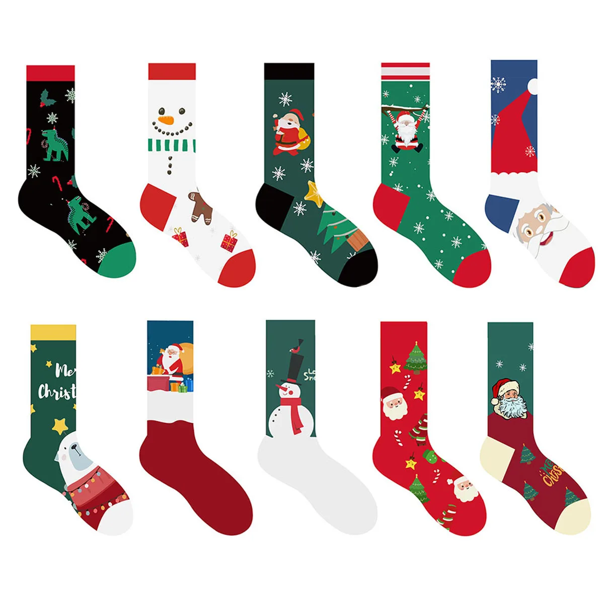 Unisex Man Woman Socks Winter Christmas Funny New Year Gift Santa Claus Christmas Tree Snow Elk Cute Kawaii Happy Cotton Socks
Unisex Man Woman Socks Winter Christmas Funny New Year Gift Santa Claus Christmas Tree Snow Elk Cute Kawaii Happy Cotton Socks