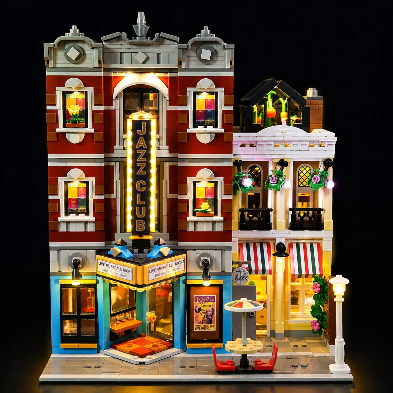 Hprosper 5v LED Lights For 10312 Icons Jazz Club Decorative Lamp With Battery box (Not Include Lego Building Blocks)
Hprosper 5v LED Lights For 10312 Icons Jazz Club Decorative Lamp With Battery box (Not Include Lego Building Blocks)
