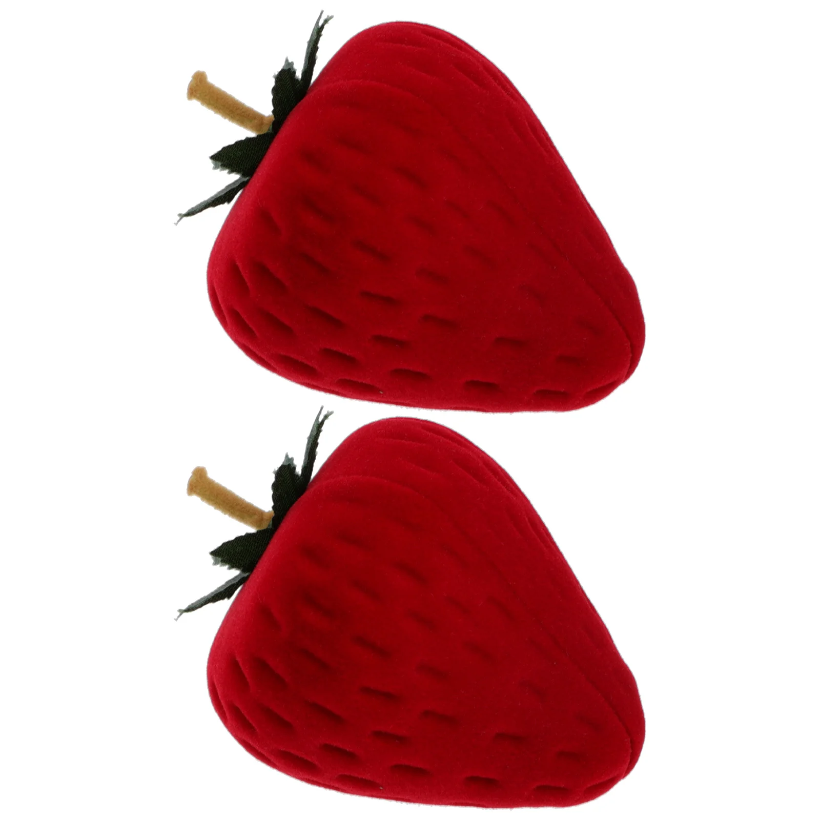 2Pcs Strawberry Jewelry Box Flannel Lint Material Wear Resistant Storage Organizer Travel Desktop Decor Ring Case
2Pcs Strawberry Jewelry Box Flannel Lint Material Wear Resistant Storage Organizer Travel Desktop Decor Ring Case