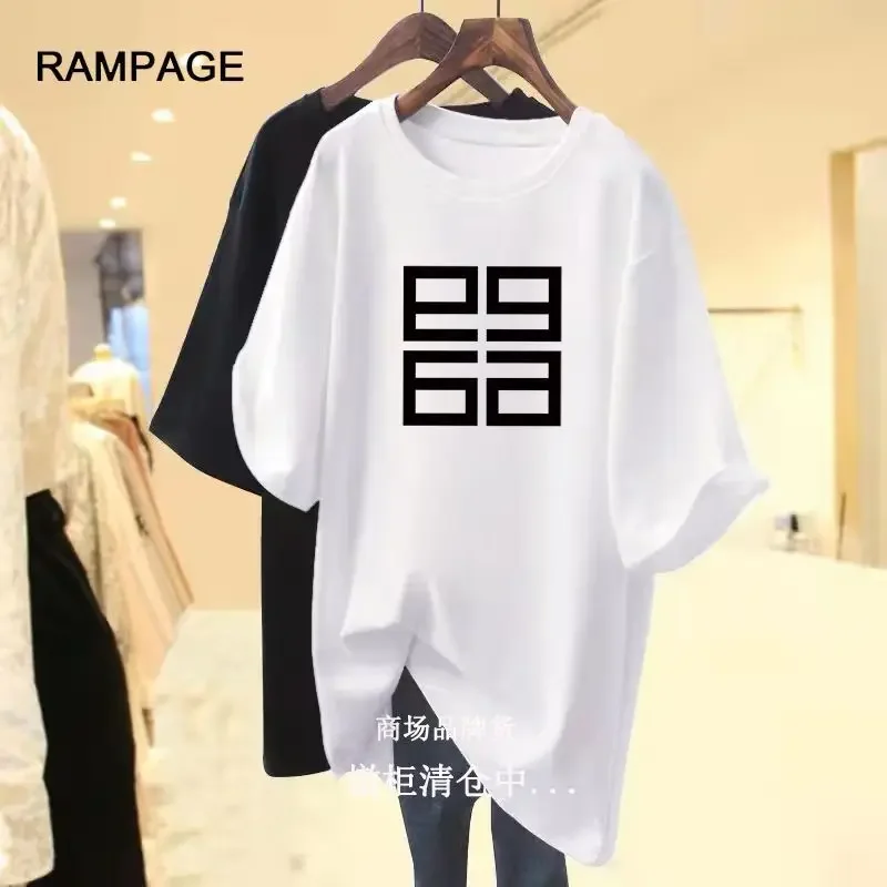 Women Chic Printed T-shirt Summer Vintage Casual Loose Pullovers Pure Cotton Fashion O-neck Tops
Women Chic Printed T-shirt Summer Vintage Casual Loose Pullovers Pure Cotton Fashion O-neck Tops