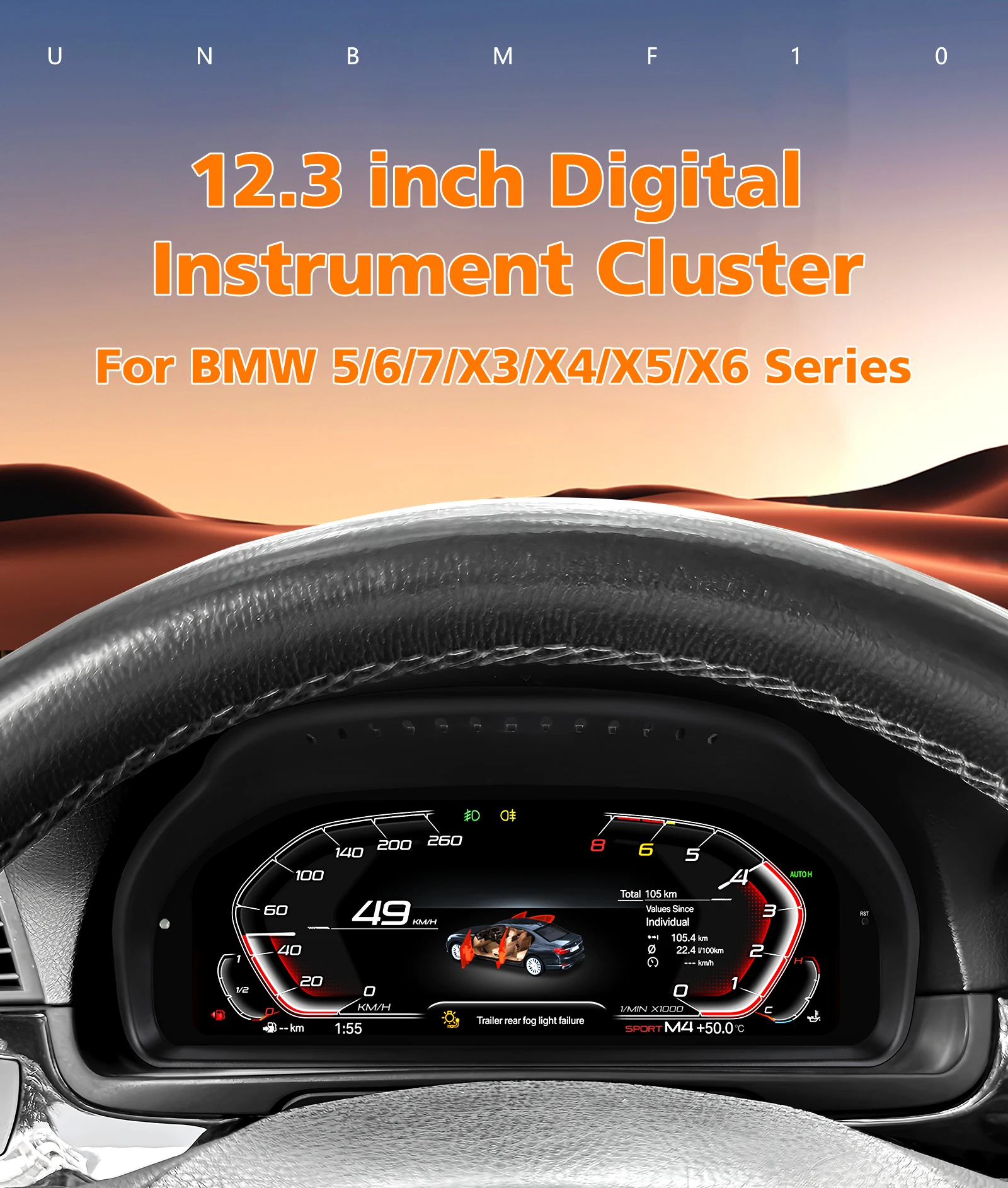 12.3"Digital Instrument Cluster LCD Screen For BMW 5 Series F07/F10/F11/F18/ F06/F12/F13/F01/F02/F03/X3 F25/X4 F26/X5 F15/X6 F16
12.3"Digital Instrument Cluster LCD Screen For BMW 5 Series F07/F10/F11/F18/ F06/F12/F13/F01/F02/F03/X3 F25/X4 F26/X5 F15/X6 F16