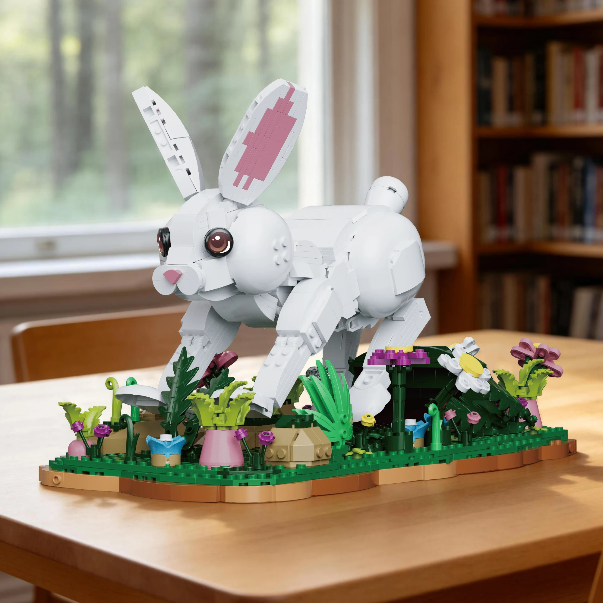 1232PCS White Rabbit Building Blocks Movable Joints Animal Habitat Scene Model Desktop Ornament Educational DIY Puzzle Toy Gift
1232PCS White Rabbit Building Blocks Movable Joints Animal Habitat Scene Model Desktop Ornament Educational DIY Puzzle Toy Gift