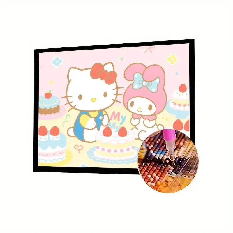 1 шт. 5D DIY Полный дрель Набор для алмазной живописи-Милый Hello Kitty & My Melody Sweet Dessert Party Мультфильм Горный хрусталь Вышивка Cros
1 шт. 5D DIY Полный дрель Набор для алмазной живописи-Милый Hello Kitty & My Melody Sweet Dessert Party Мультфильм Горный хрусталь Вышивка Cros