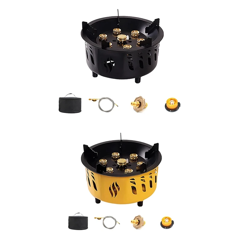 ELOS-Outdoor 7Core Power Gases Burner Stove Backpacking Stove Adjustable Gases Valve Windproof Stove Burner
ELOS-Outdoor 7Core Power Gases Burner Stove Backpacking Stove Adjustable Gases Valve Windproof Stove Burner