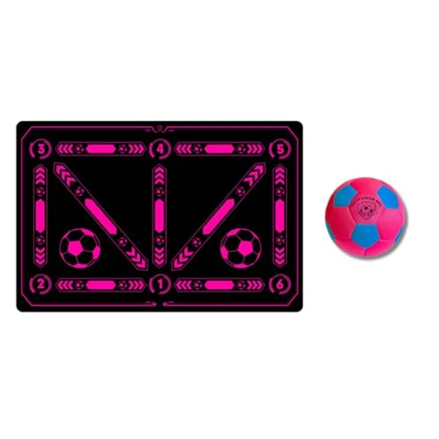 Indoor Soccer Ball Size 4 and Football Footstep Training Mat Pink for Girls Soccer Skills Training Mat Equipment with Storage B
Indoor Soccer Ball Size 4 and Football Footstep Training Mat Pink for Girls Soccer Skills Training Mat Equipment with Storage B
