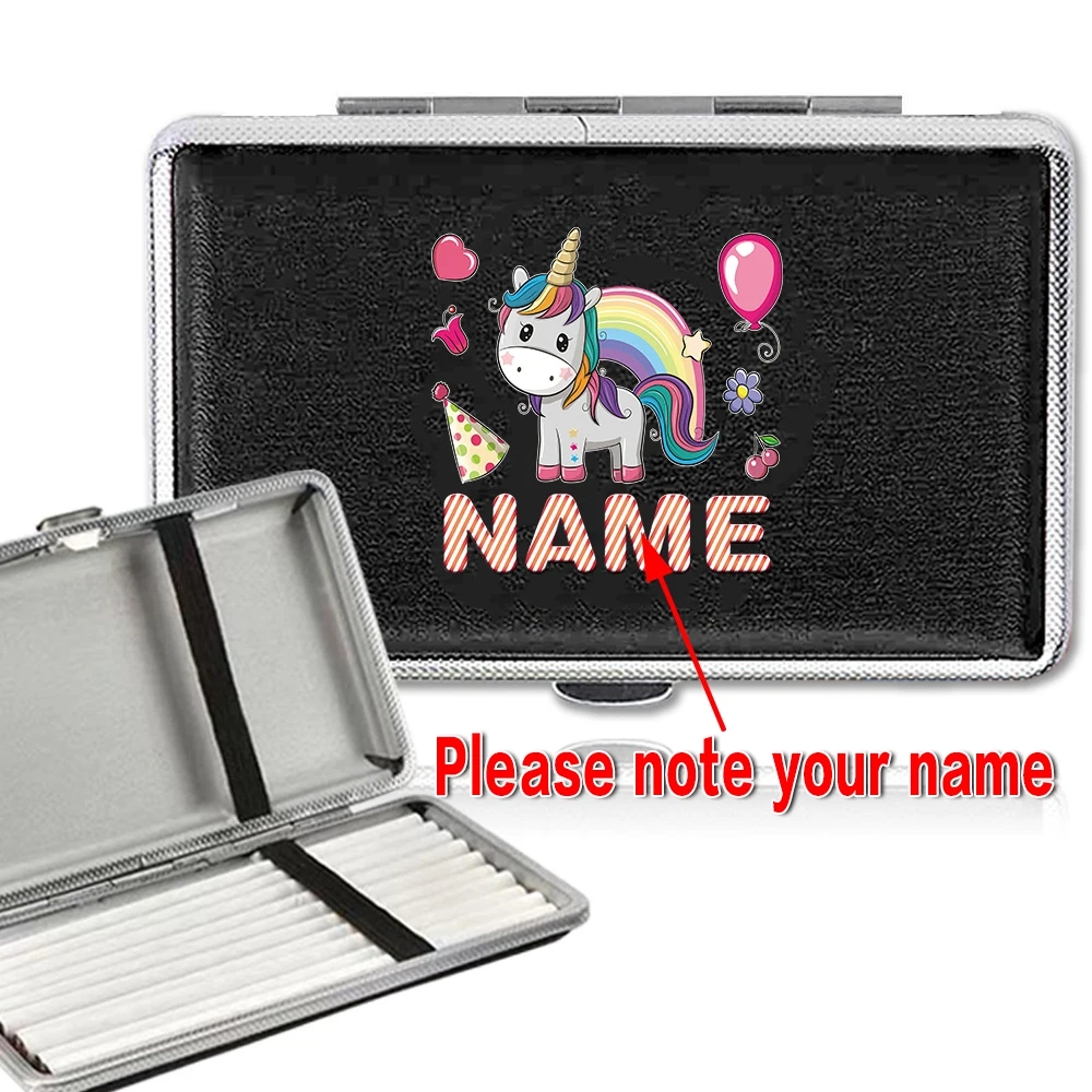 Customized Name PU Cigarette Case Organizer Cigar Storage Box Tobacoo Container Smoking Accessories for Purse Personalized DIY
Customized Name PU Cigarette Case Organizer Cigar Storage Box Tobacoo Container Smoking Accessories for Purse Personalized DIY