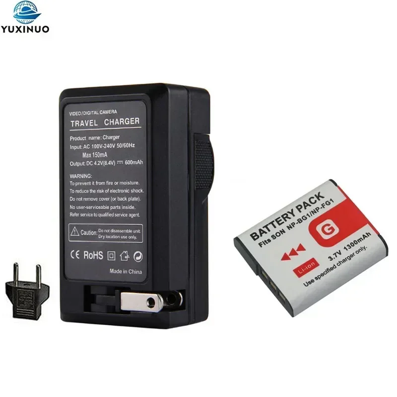 1300mAh NP-BG1 NPBG1 Camera Battery +AC Charger For Sony FG1 DSC W120 W125 W130 W150 W170 W200 W210 W220 W230 W290 T20 T100 HX30
1300mAh NP-BG1 NPBG1 Camera Battery +AC Charger For Sony FG1 DSC W120 W125 W130 W150 W170 W200 W210 W220 W230 W290 T20 T100 HX30