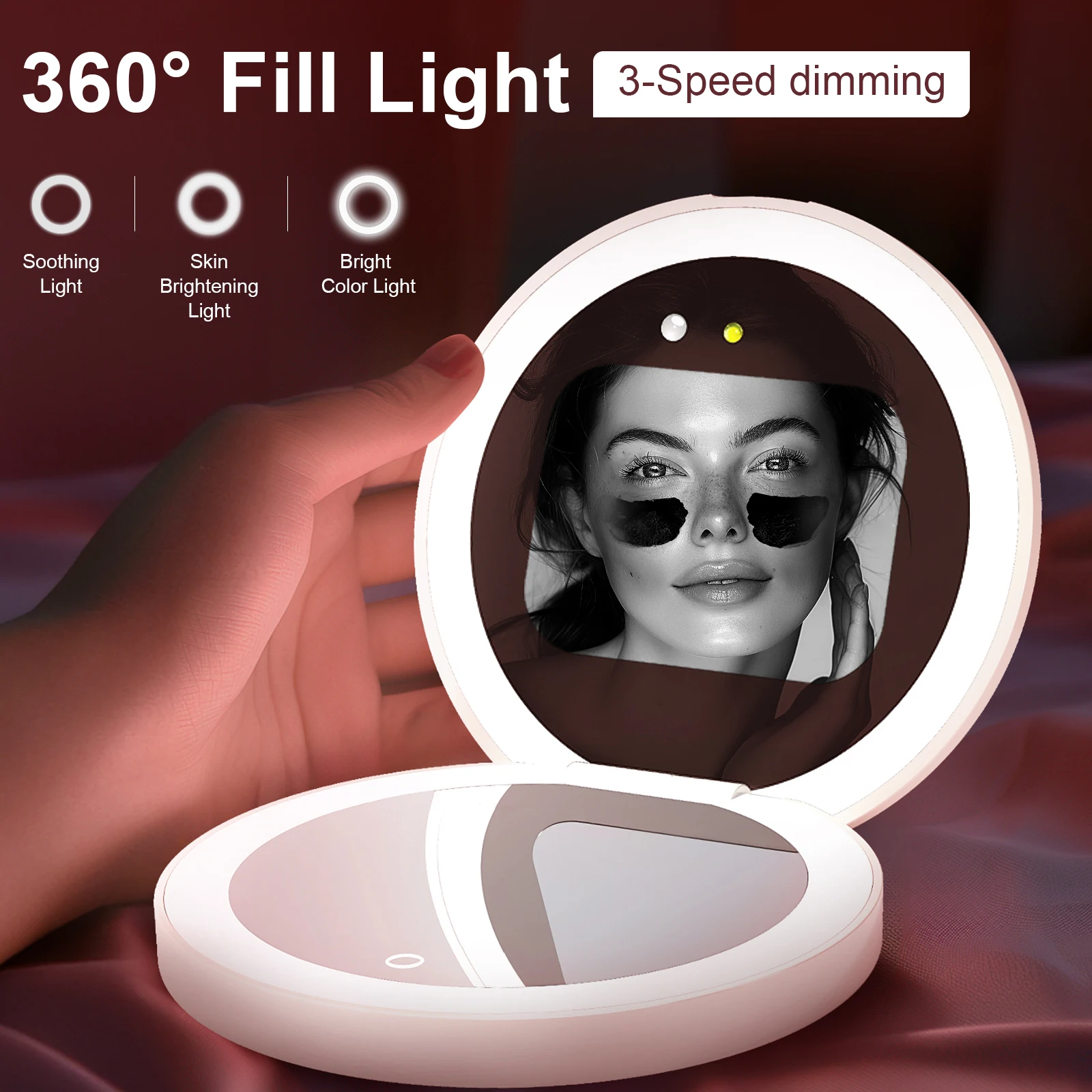 UV Detection Makeup Mirror Lightweight And Compact Sunscreen Makeup Remover Smart Makeup Mirror
UV Detection Makeup Mirror Lightweight And Compact Sunscreen Makeup Remover Smart Makeup Mirror