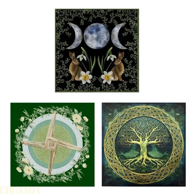 A1A2 Divinations Tablecloth Rabbit Moon Pattern Astrology Tarots Card Tablecloth Altars Divination
A1A2 Divinations Tablecloth Rabbit Moon Pattern Astrology Tarots Card Tablecloth Altars Divination