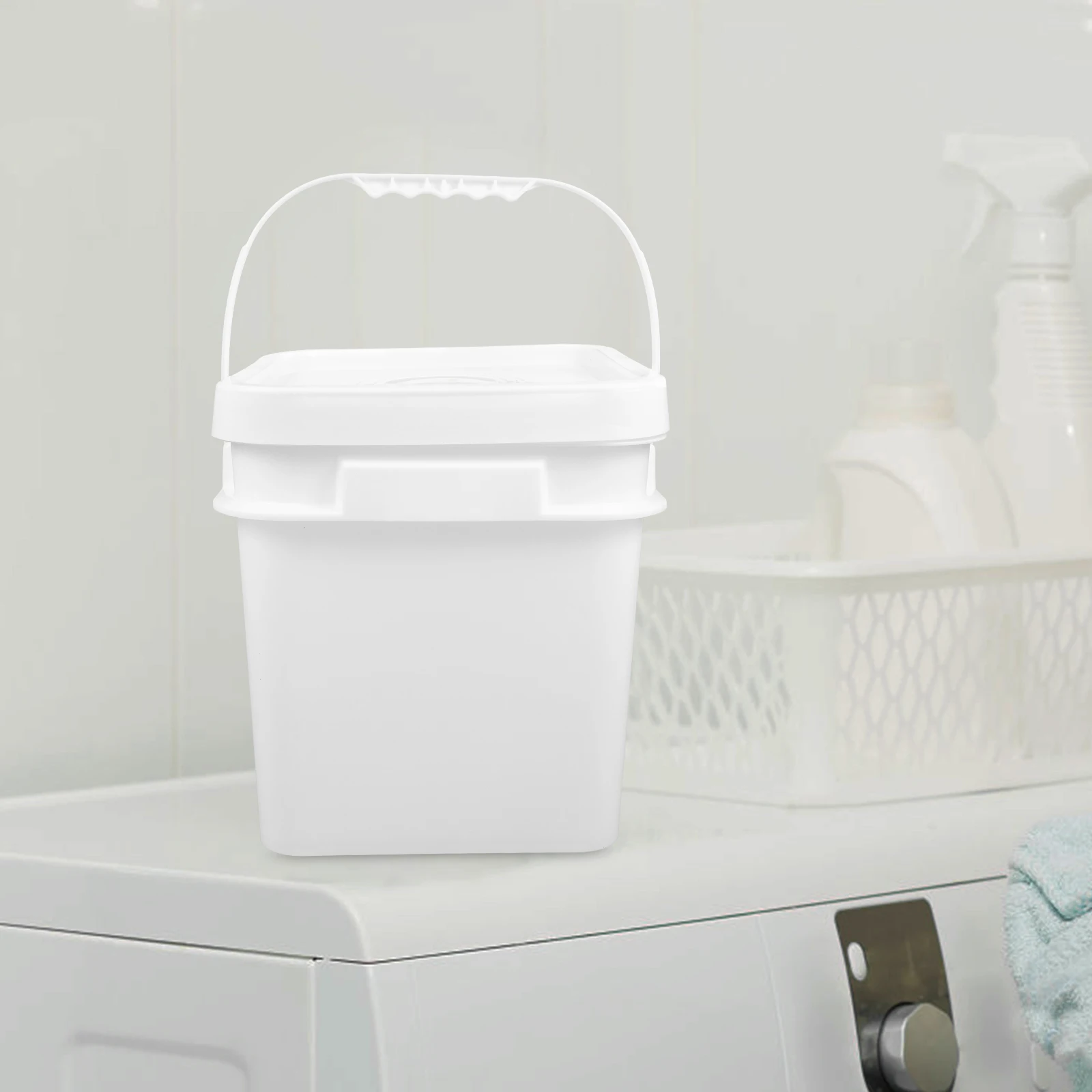 Bucket with Lid Sealed Barrel Reusable Detergent Storage Container Washing Powder 
Bucket with Lid Sealed Barrel Reusable Detergent Storage Container Washing Powder