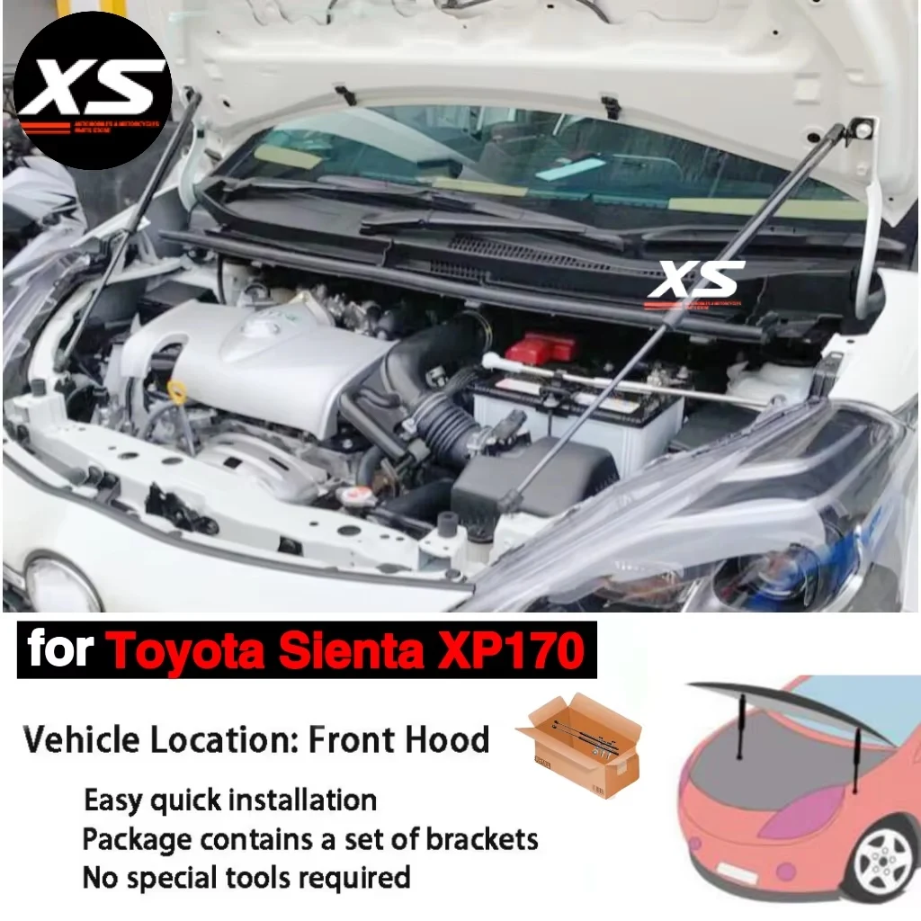 Hood Shock Struts For Toyota Sienta XP170 2015-2022 Front Bonnet Gas Struts Shock Damper Lift Supports Absorber Prop Rod Springs
Hood Shock Struts For Toyota Sienta XP170 2015-2022 Front Bonnet Gas Struts Shock Damper Lift Supports Absorber Prop Rod Springs