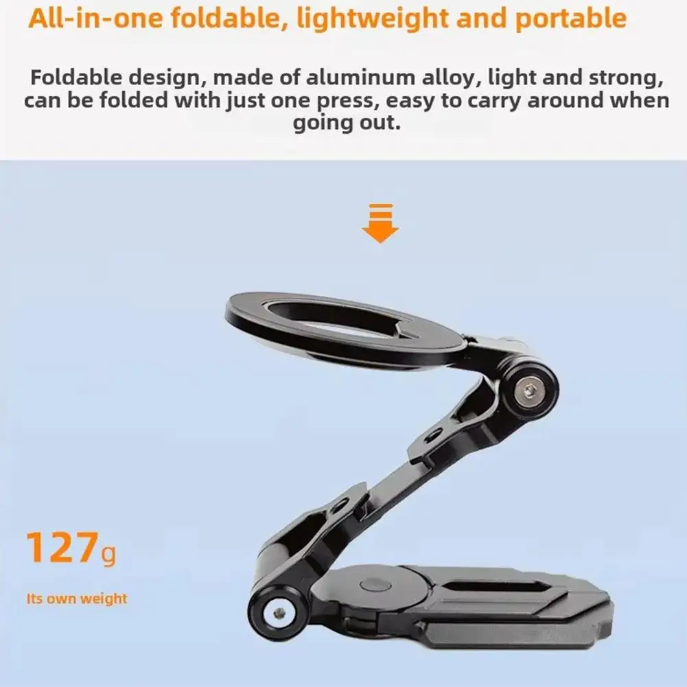 For Magnetic Folding Metal Mobile Phone Holder Tripod With Cold Shoe For Phone Vlog Foldable Desktop Phone Mount R4y9
For Magnetic Folding Metal Mobile Phone Holder Tripod With Cold Shoe For Phone Vlog Foldable Desktop Phone Mount R4y9