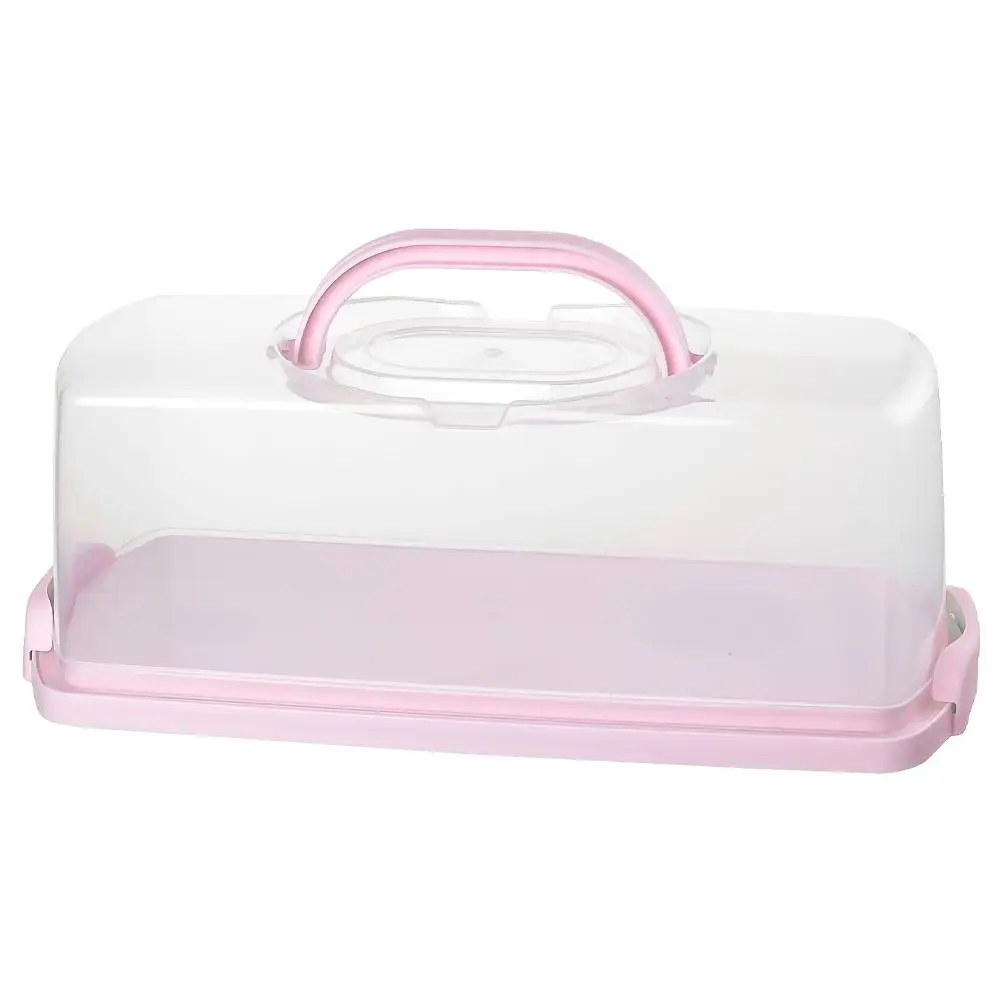 Storage Plastic Bread Baking Cake Toast Container Portable Bread Box Rectangular Toast Box Travel Pink Holder Free
Storage Plastic Bread Baking Cake Toast Container Portable Bread Box Rectangular Toast Box Travel Pink Holder Free