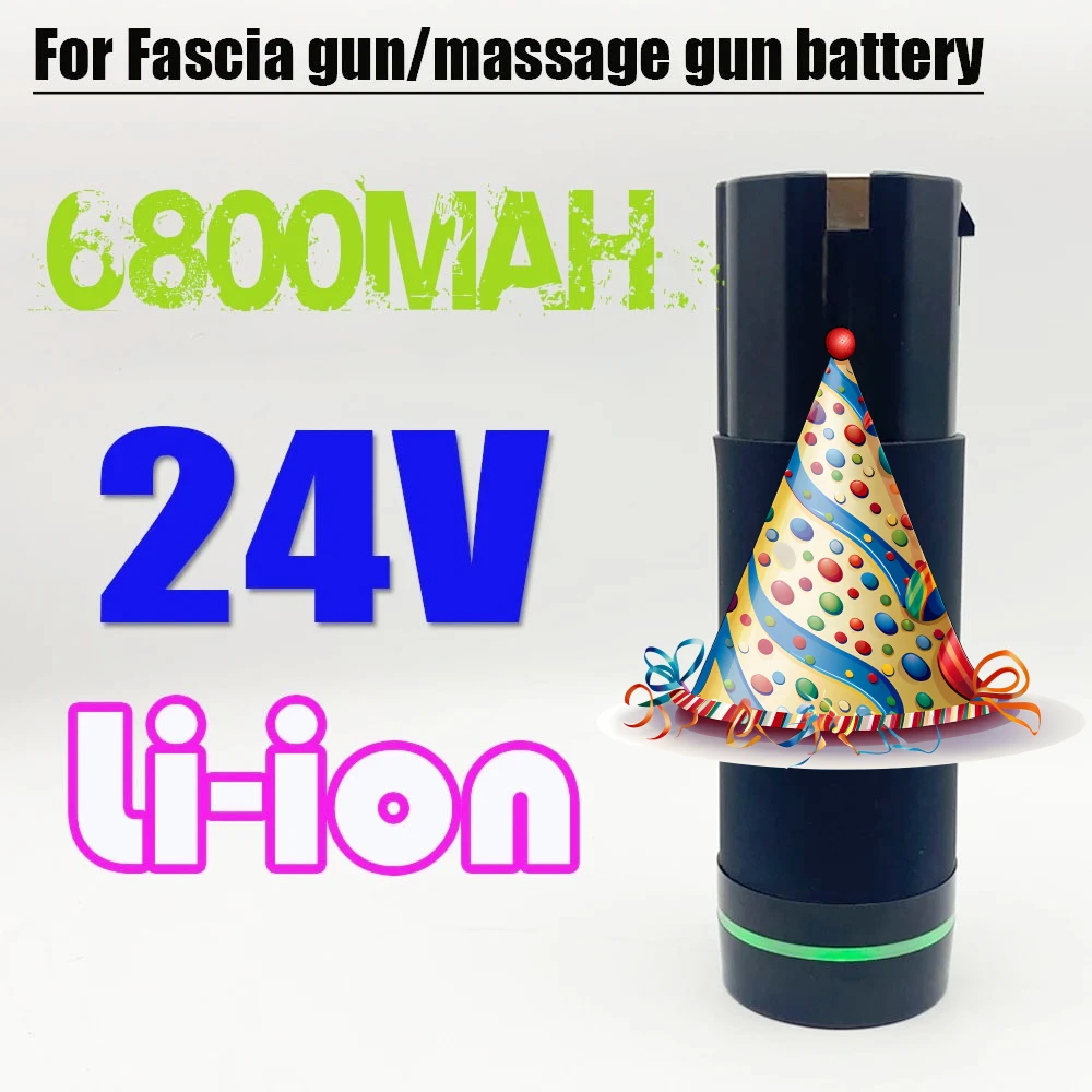 100% Original 24V 6800mAh Battery Pack for Massage Gun Fascia Gun Replacement Parts
100% Original 24V 6800mAh Battery Pack for Massage Gun Fascia Gun Replacement Parts