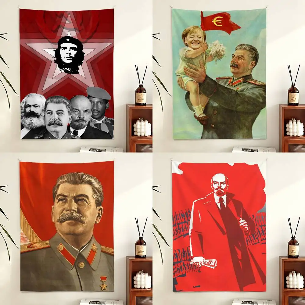 Lenin And Stalin Flag Digital Printing Banner for Garage Wall Out Door Decoration
Lenin And Stalin Flag Digital Printing Banner for Garage Wall Out Door Decoration