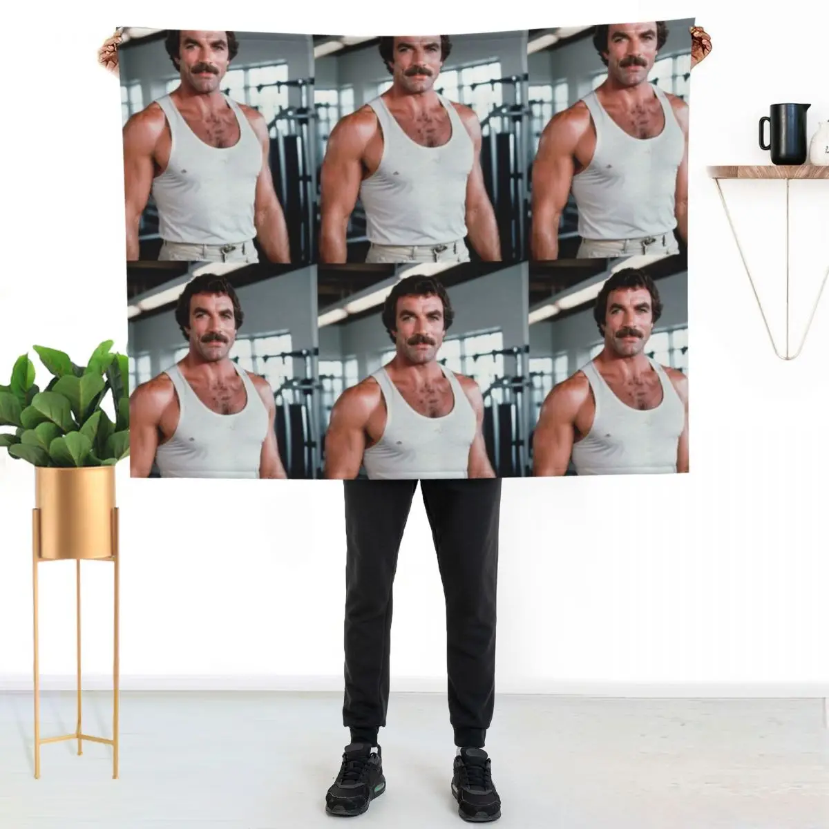 Tom Selleck vintage Throw Blanket Wrinkle Resistant Lightweight Blanket
Tom Selleck vintage Throw Blanket Wrinkle Resistant Lightweight Blanket