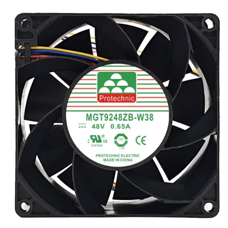 Новый вентилятор охлаждения MGT9248ZB-W38 48 В 0,65 А 4-контактный охлаждающий вентилятор 9 см 9038 90x90x38 мм
Новый вентилятор охлаждения MGT9248ZB-W38 48 В 0,65 А 4-контактный охлаждающий вентилятор 9 см 9038 90x90x38 мм