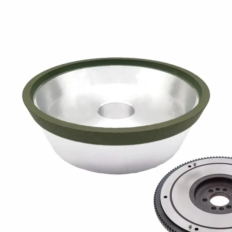 6" 11v9 Cup Wheel 150mm CBN Flywheel Grinding Wheel for Automotive Flywheel
6" 11v9 Cup Wheel 150mm CBN Flywheel Grinding Wheel for Automotive Flywheel