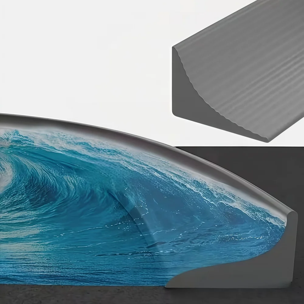 1PC 2M/78.74IN Silicone Water Barrier Bathroom Water Stopper Kitchen Countertop Bendable Retaining Strip Dry and Wet Separation
1PC 2M/78.74IN Silicone Water Barrier Bathroom Water Stopper Kitchen Countertop Bendable Retaining Strip Dry and Wet Separation