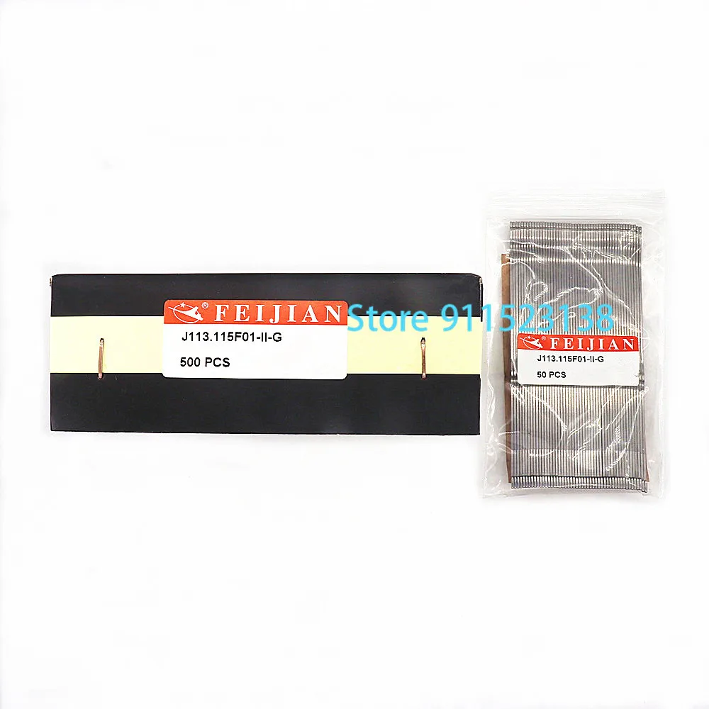 500 Pcs Genuine Feijian Knitting Needle J113.115F01-II-G For SHIMA SEIKI Chinese Knitting Machine 7G Needle
500 Pcs Genuine Feijian Knitting Needle J113.115F01-II-G For SHIMA SEIKI Chinese Knitting Machine 7G Needle