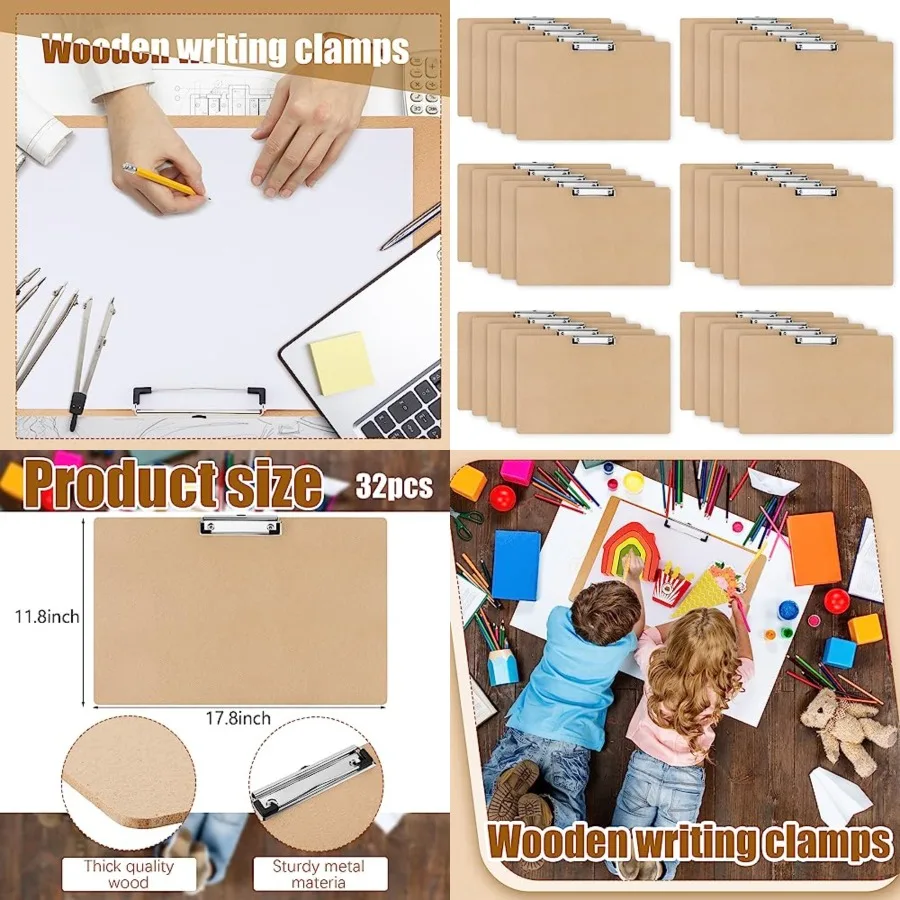Pcs 11x17 Clipboard Wooden Horizontal Lap Board Extra Large Wood Clip Board with Low Profile Clip Desk Brown Landscape for Draw
Pcs 11x17 Clipboard Wooden Horizontal Lap Board Extra Large Wood Clip Board with Low Profile Clip Desk Brown Landscape for Draw
