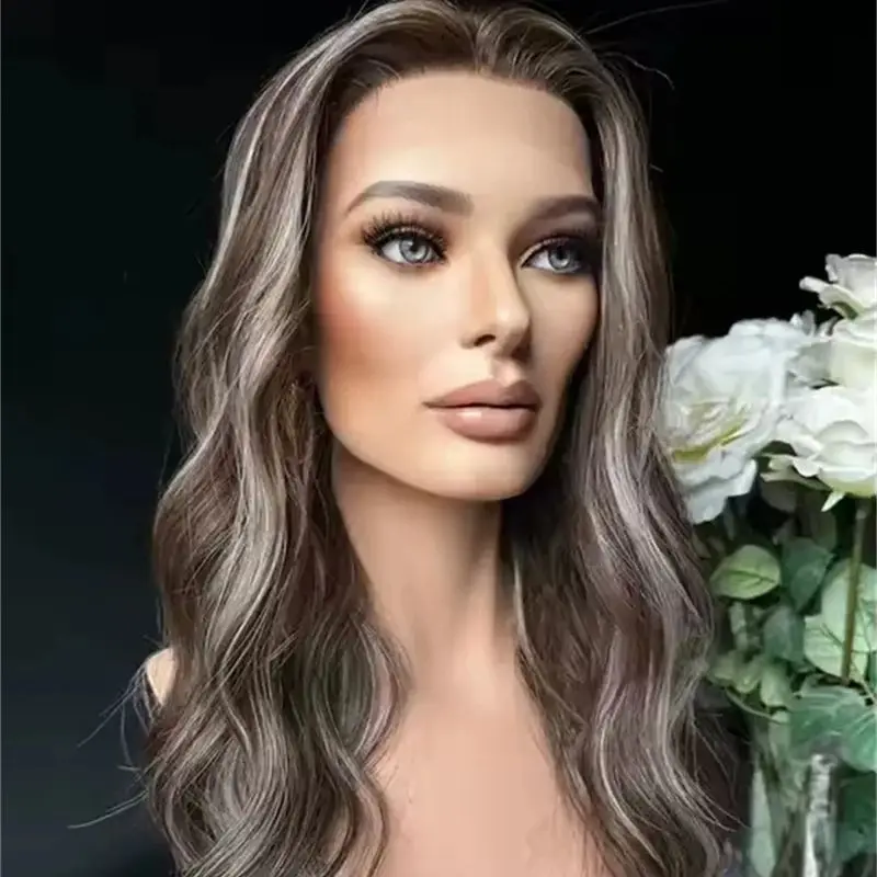 Ombre Brown Blonde Body Wave Synthetic Lace Front Wig Preplucked Realistic Hairline Realistic Natural Looking Wigs For Women
Ombre Brown Blonde Body Wave Synthetic Lace Front Wig Preplucked Realistic Hairline Realistic Natural Looking Wigs For Women