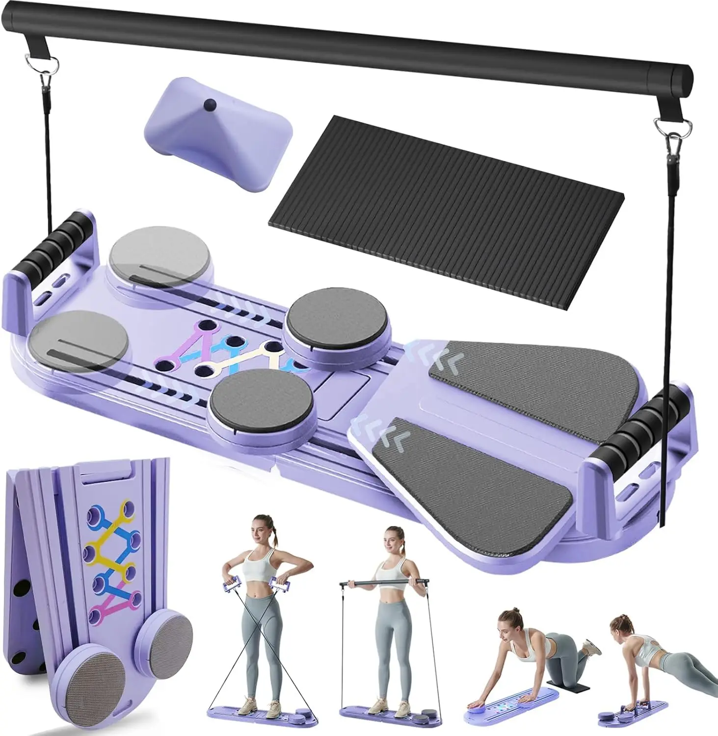 Home Pilates Reformer Foldable Reformer Pilates Machine Ab Core Training Board Pilates Equipment
Home Pilates Reformer Foldable Reformer Pilates Machine Ab Core Training Board Pilates Equipment