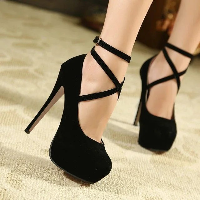 Women Sexy Pumps Cross Strap Stripper Pole Dance High Heels Round Toe Platform Stiletto Elegant Party Wedding Shoes Big Size 44
Women Sexy Pumps Cross Strap Stripper Pole Dance High Heels Round Toe Platform Stiletto Elegant Party Wedding Shoes Big Size 44